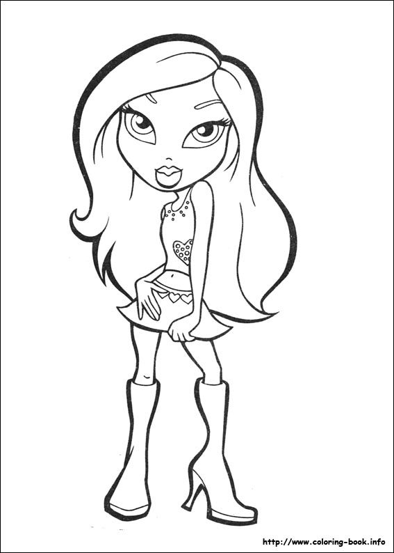 Bratz coloring picture