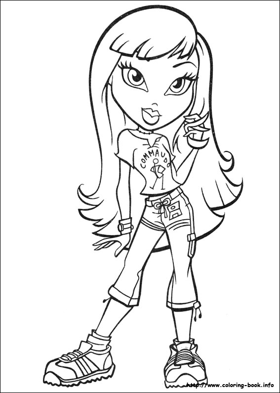 Bratz coloring picture