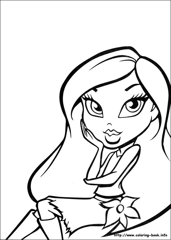 Bratz coloring picture