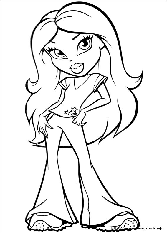 Bratz coloring picture