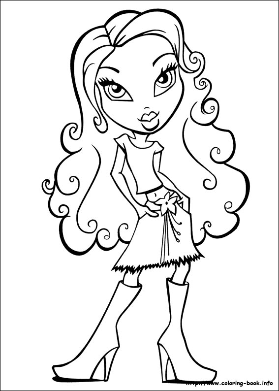 Bratz coloring picture