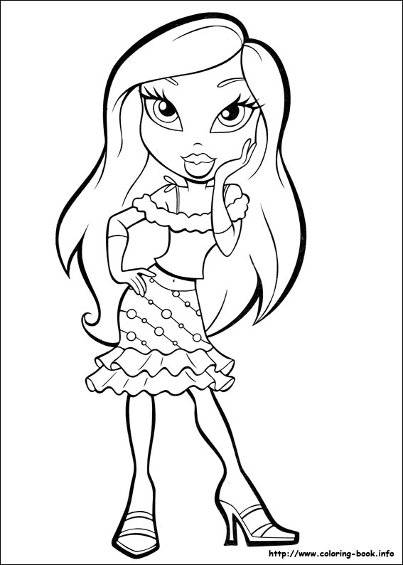 Bratz coloring picture