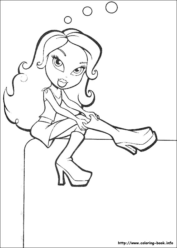 Bratz coloring picture