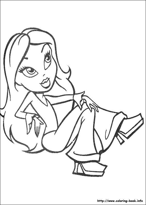 Bratz coloring picture