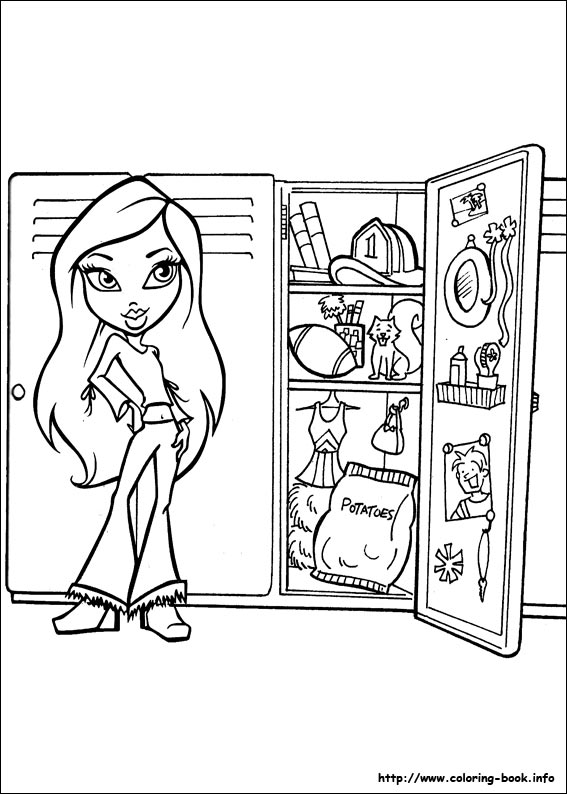 Bratz coloring picture