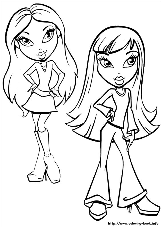 Bratz coloring picture