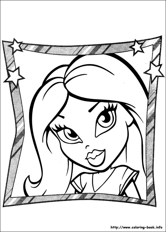 Bratz coloring picture