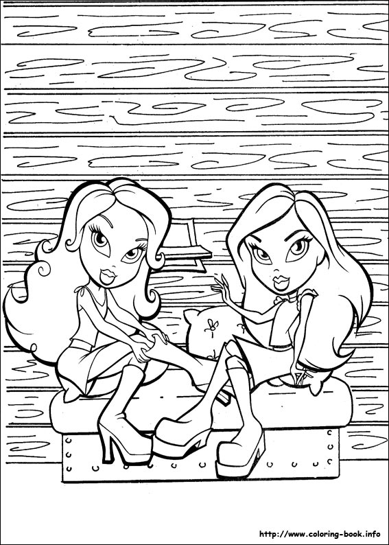 Bratz coloring picture