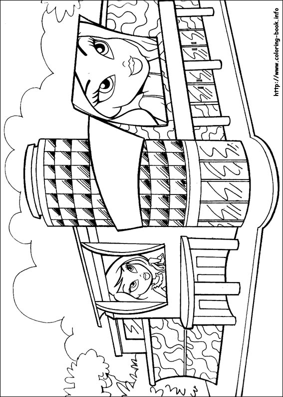 Bratz coloring picture