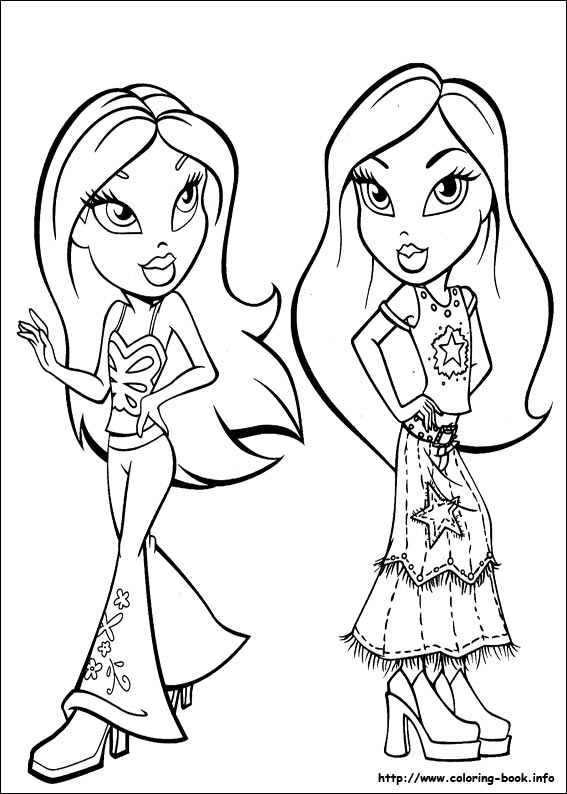 Bratz coloring picture