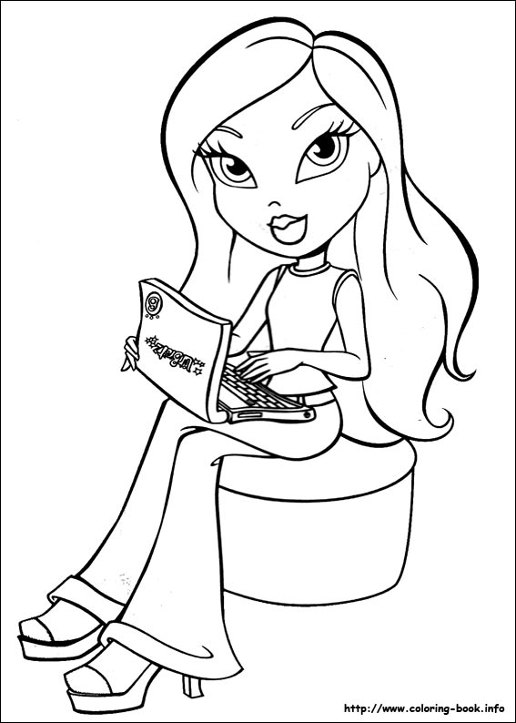 Bratz coloring picture