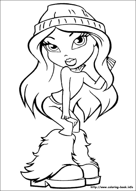 Bratz coloring picture