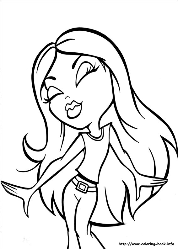 Bratz coloring picture