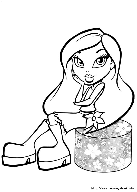 Bratz coloring picture