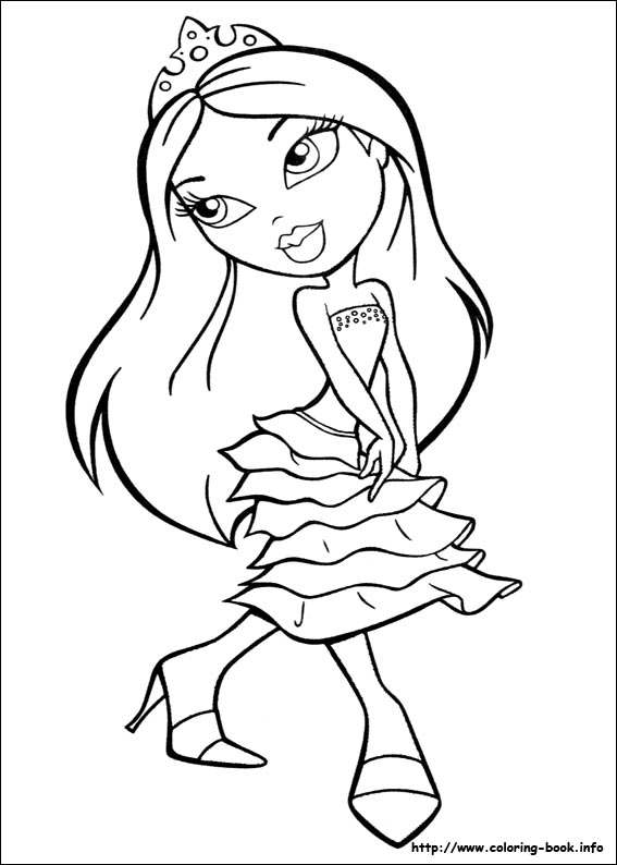 Bratz coloring picture