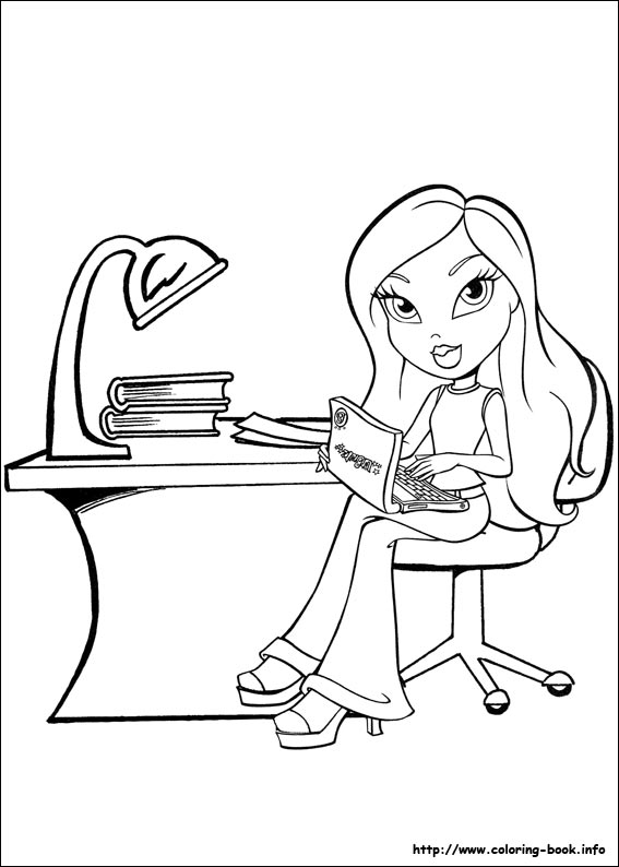 Bratz coloring picture