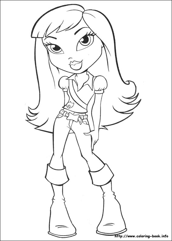 Bratz coloring picture