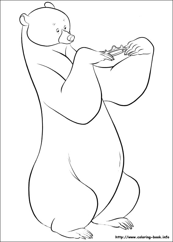 Brave coloring picture