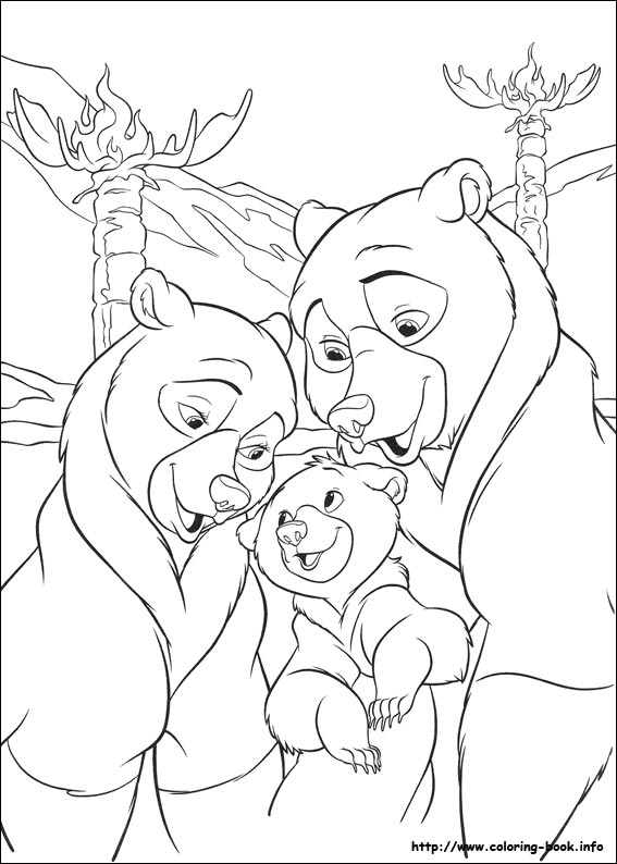 Brother Bear 2 coloring picture