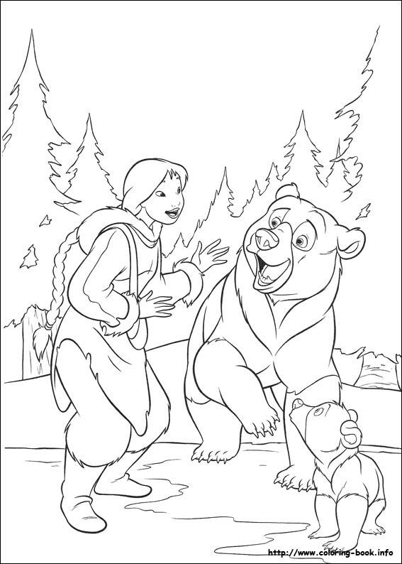 Brother Bear 2 coloring picture