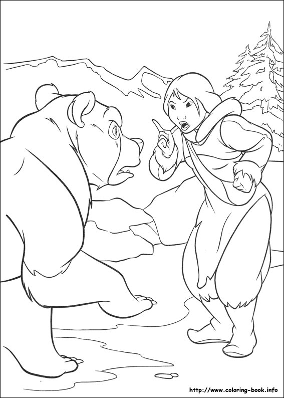 Brother Bear 2 coloring picture