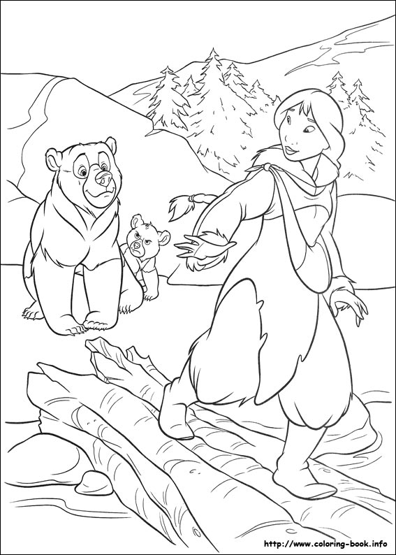 Brother Bear 2 coloring picture