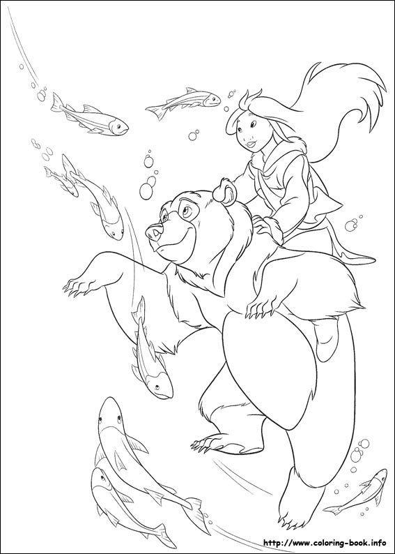 Brother Bear 2 coloring picture