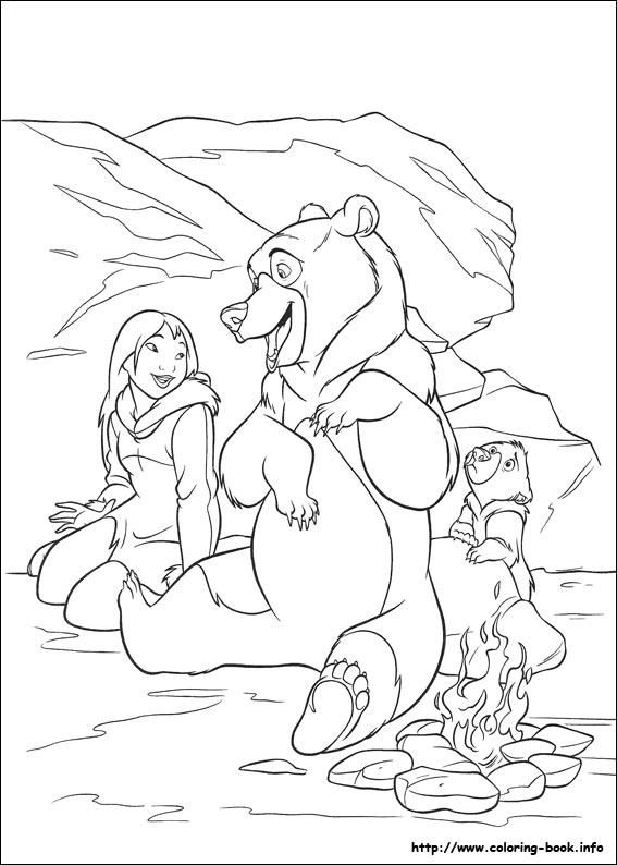 Brother Bear 2 coloring picture