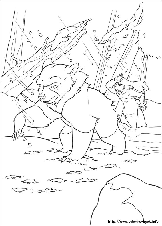 Brother Bear 2 coloring picture