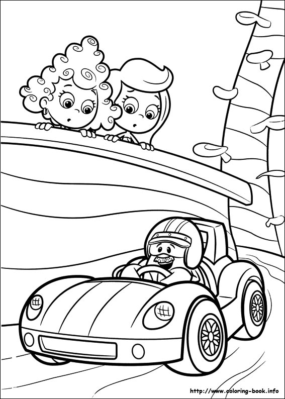 Bubble Guppies coloring picture