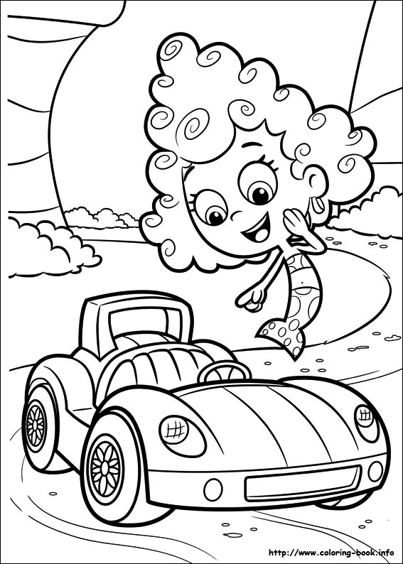 Bubble Guppies coloring picture