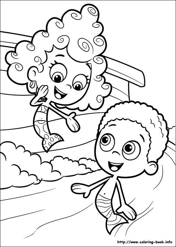 Bubble Guppies coloring picture