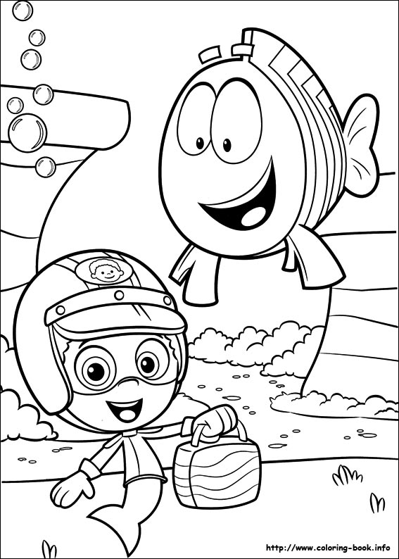 Bubble Guppies coloring picture