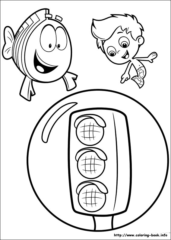 Bubble Guppies coloring picture