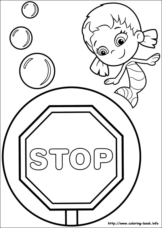 Bubble Guppies coloring picture