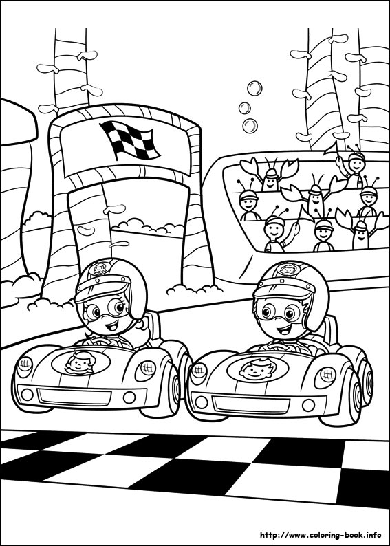 Bubble Guppies coloring picture