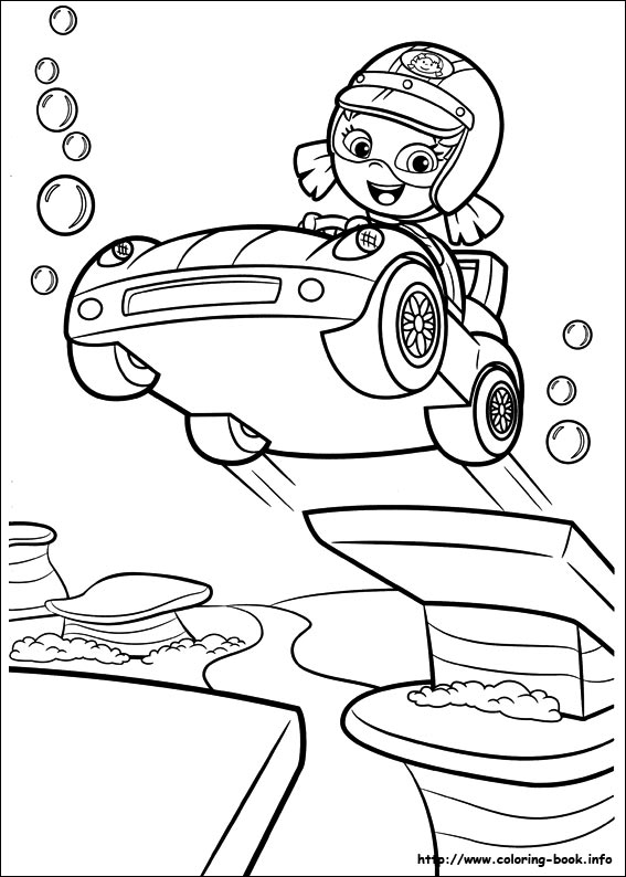 Bubble Guppies coloring picture