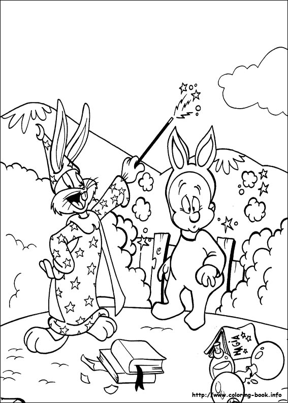 Bugs Bunny coloring picture