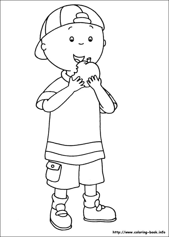 Caillou coloring picture