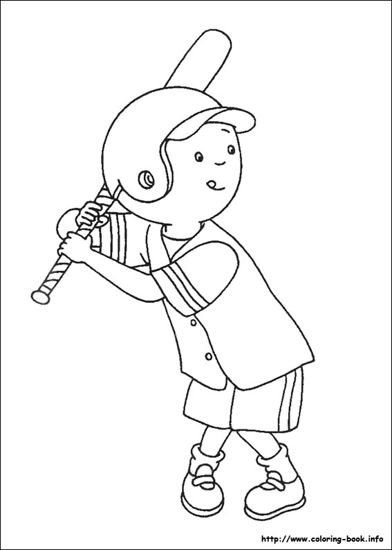 Caillou coloring picture