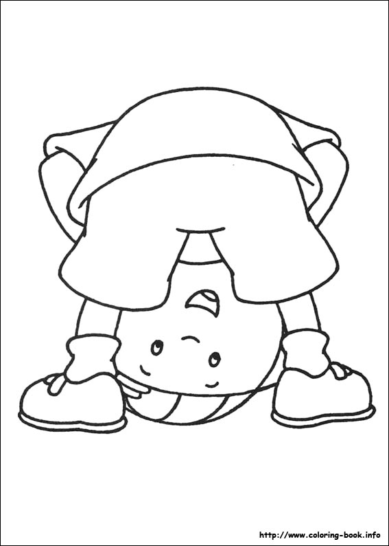 Caillou coloring picture