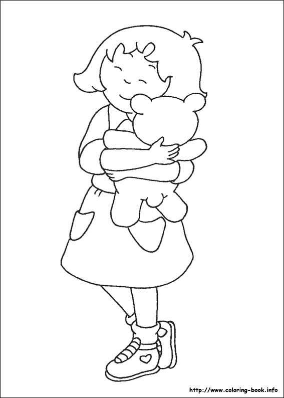 Caillou coloring picture