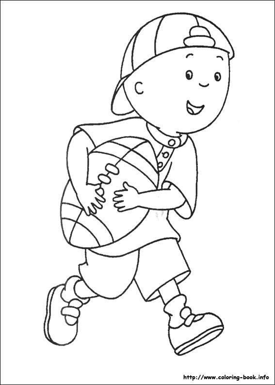 Caillou coloring picture