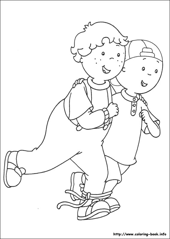 Caillou coloring picture