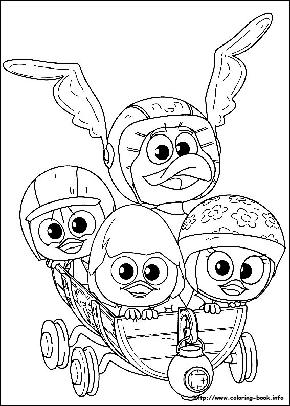 Calimero coloring picture