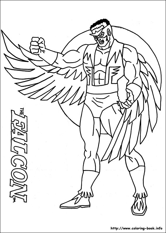 Captain America coloring picture