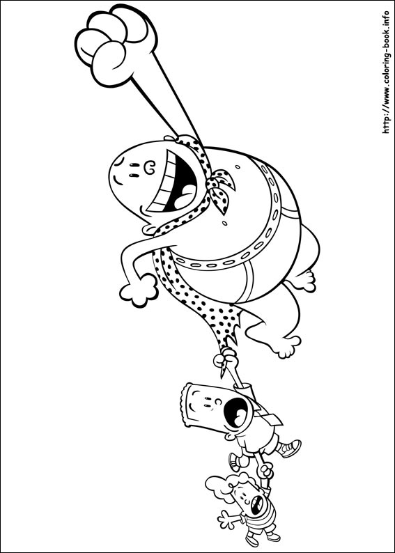 Captain Underpants coloring picture