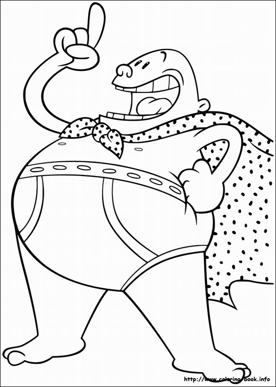 Captain Underpants coloring picture