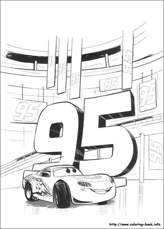 Cars 3 coloring picture