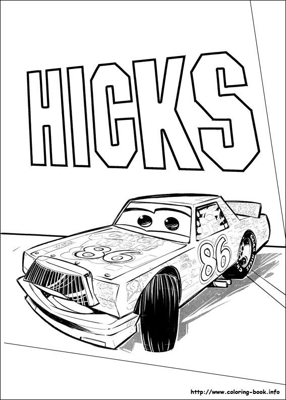 Cars 3 coloring picture